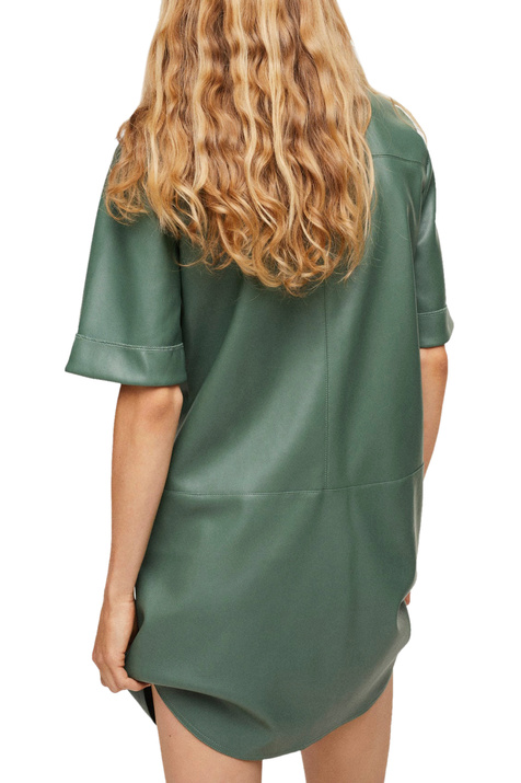 Mango Платье-рубашка PAOLA из искусственной кожи ( цвет), артикул 17045914 | Фото 3