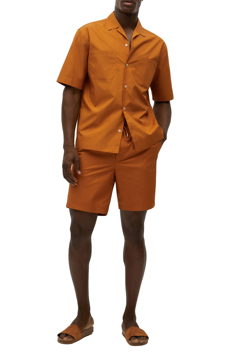 Мужской Mango Man Рубашка MANRESA с нагрудными карманами (цвет ), артикул 17090120 | Фото 2