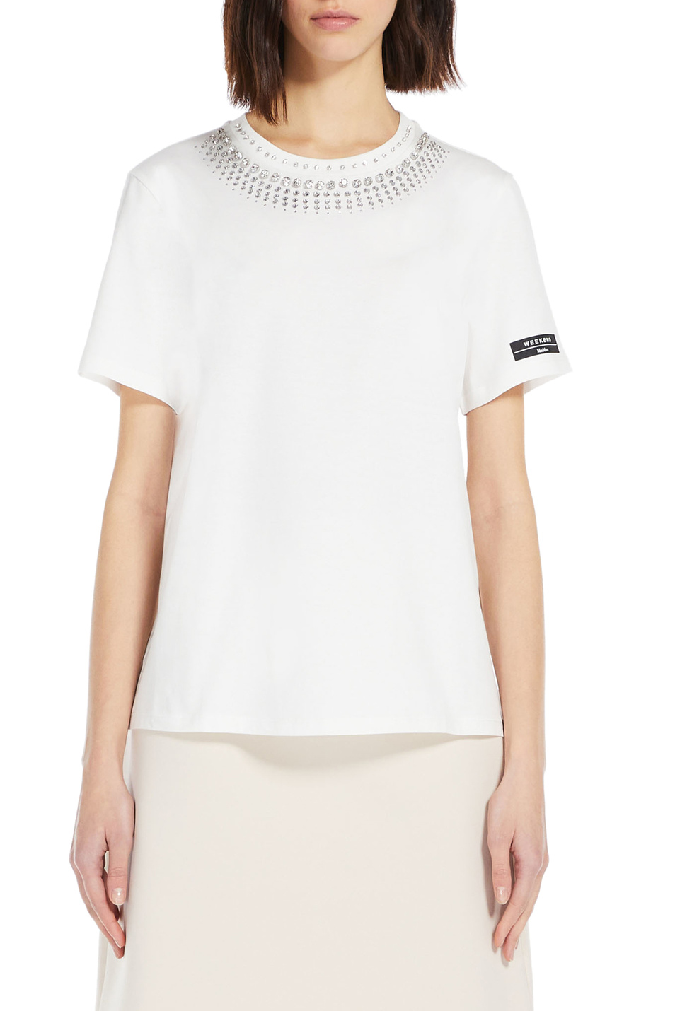 Женский Weekend Max Mara Футболка TALENTO из натурального хлопка (цвет ), артикул 2359710137 | Фото 3
