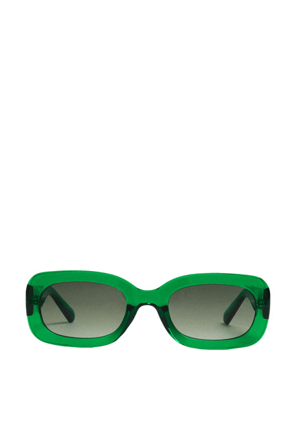Солнцезащитные очки в квадратной оправе|Основной цвет:Зеленый|Артикул:206482 | Фото 2
