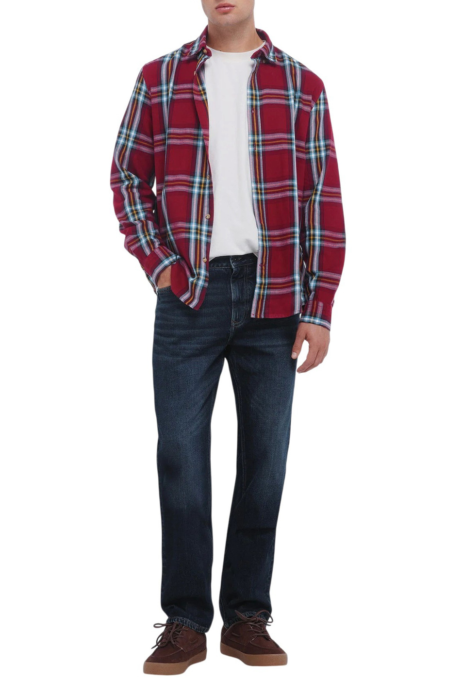 Мужской Springfield Рубашка в клетку (цвет ), артикул 0332874 | Фото 2