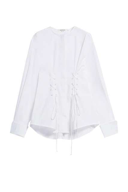 Рубашка SUMERO со шнуровкой|Основной цвет:Белый|Артикул:21960529 | Фото 1