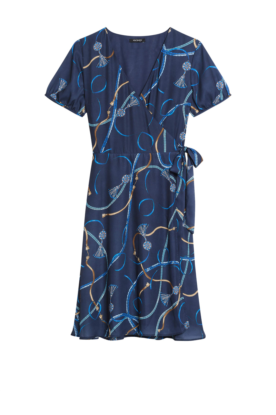 Orsay Платье на запахе с принтом (цвет ), артикул 470262 | Фото 1
