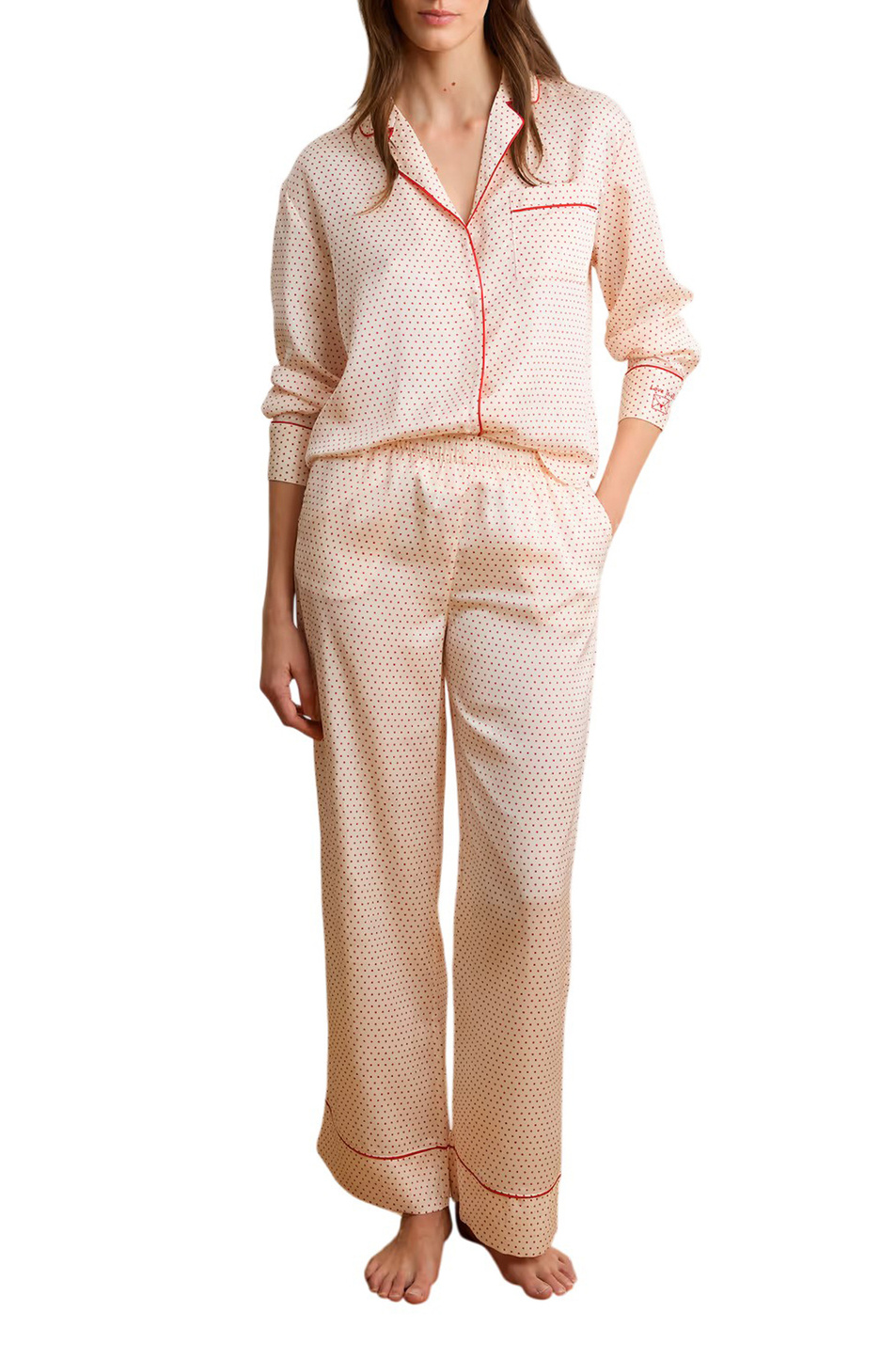 Женский Etam Пижамные брюки LOVE AIR (цвет ), артикул 6558187 | Фото 2