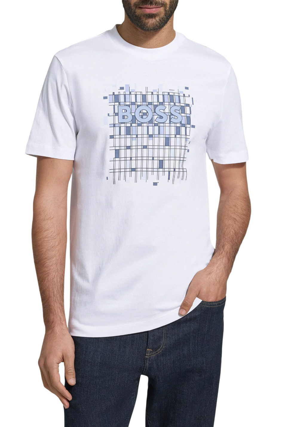 Мужской BOSS Футболка C-Thompson с принтом (цвет ), артикул 50555799 | Фото 4