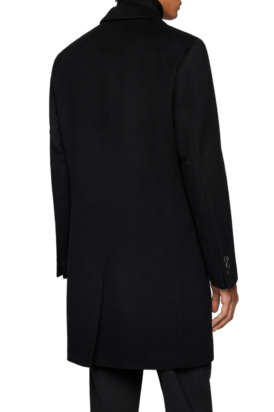 Мужской BOSS Пальто из смесовой шерсти с добавлением кашемира (цвет ), артикул 50459022 | Фото 4