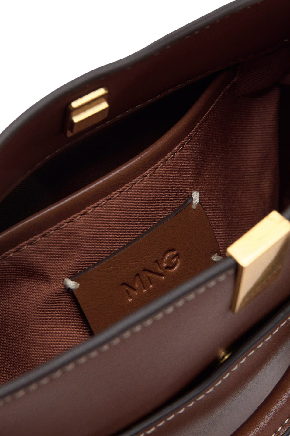 Сумка DANI с металлическими деталями|Основной цвет:Коричневый Женский Mango Сумка DANI с металлическими деталями (цвет ), артикул 17004449 | Фото 4