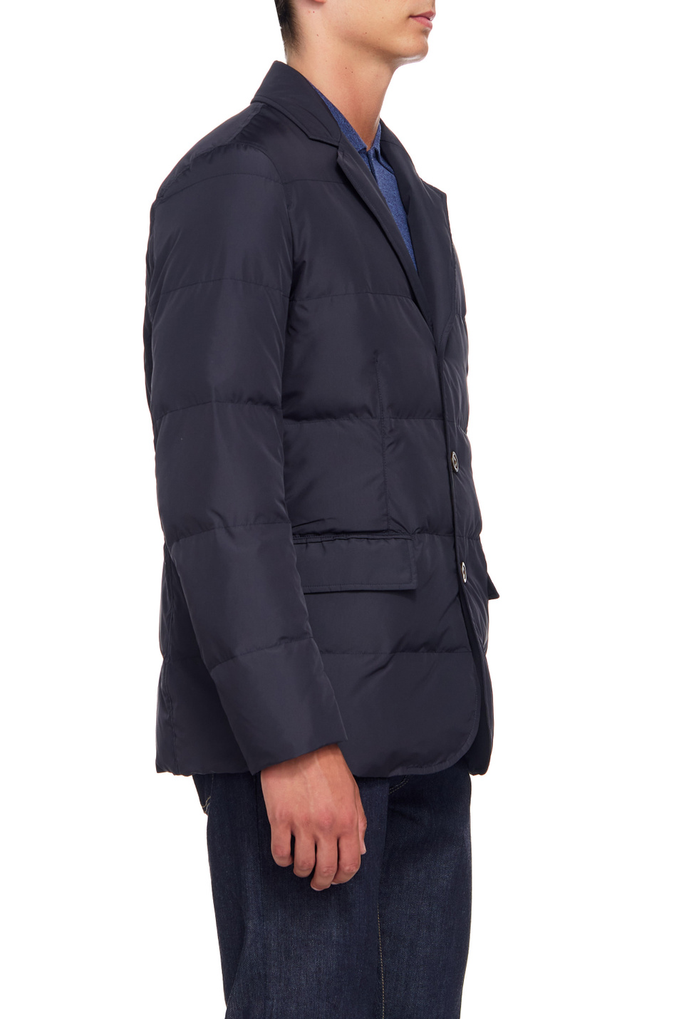 Мужской Canali Куртка стеганая однотонная (цвет ), артикул O30418SG01718 | Фото 4