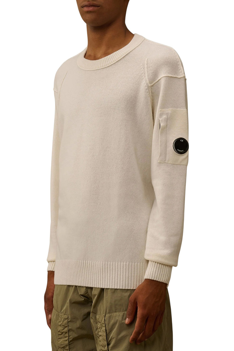 Мужской C.P. Company Джемпер из смесовой шерсти (цвет ), артикул 19CMKN707A110149A | Фото 4