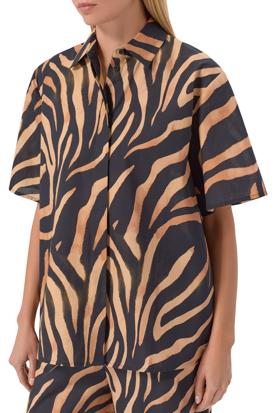 Женский HUGO Рубашка Camule с анималистичным принтом (цвет ), артикул 50562602 | Фото 3