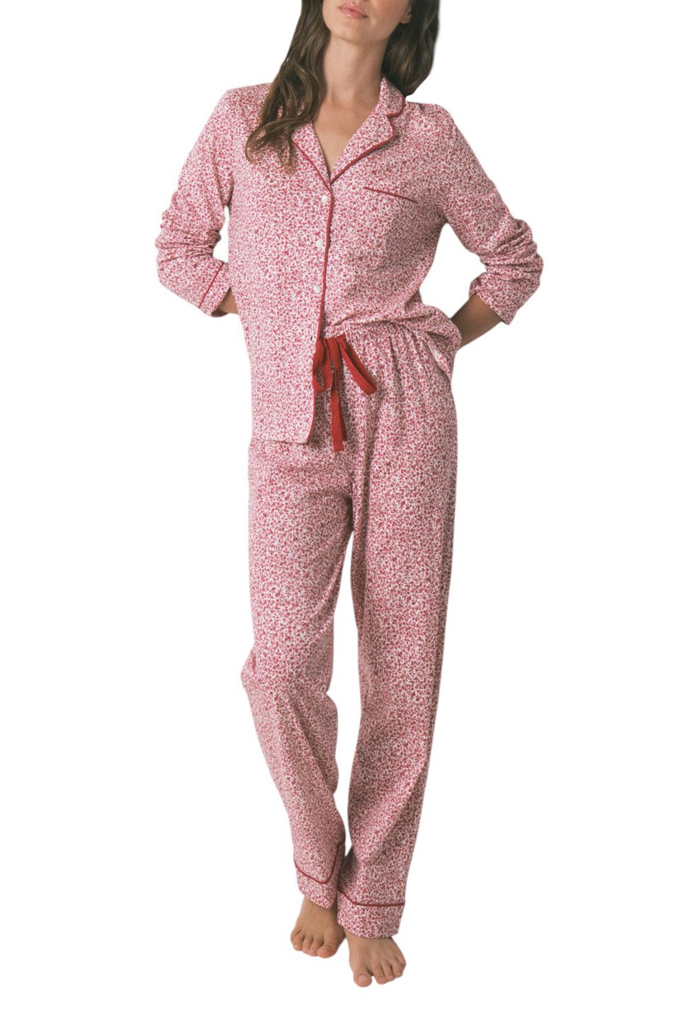 Пижама с цветочным принтом|Основной цвет:Красный Женский Women'secret Пижама с цветочным принтом (цвет ), артикул 3132132 | Фото 1