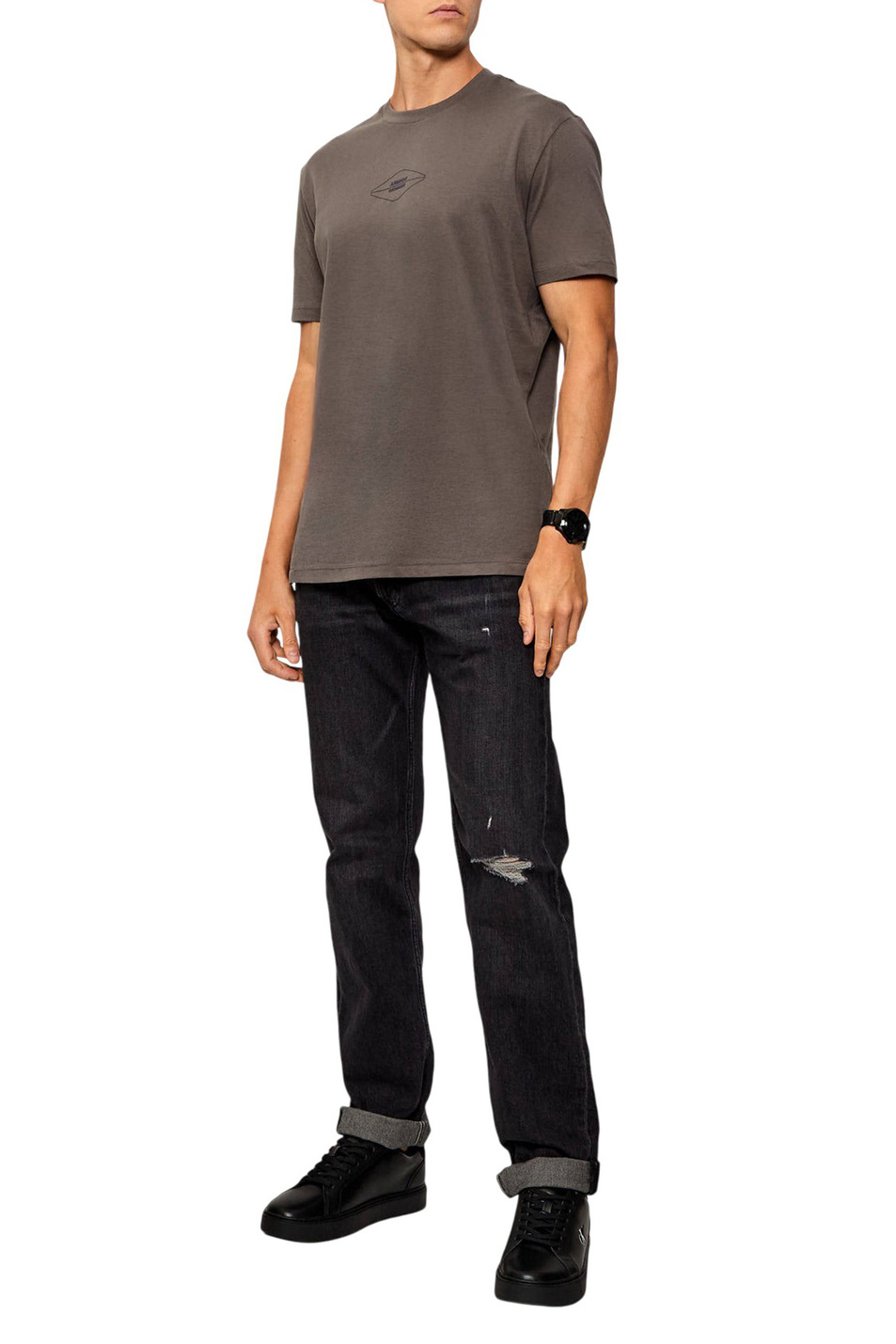 Мужской Armani Exchange Футболка из хлопка (цвет ), артикул XM001442-AF10358 | Фото 3