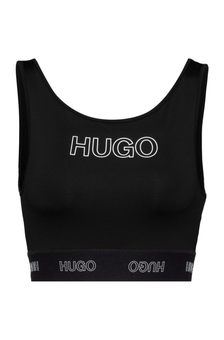 HUGO Укороченный топ Dimsum с 3D-принтом логотипа (цвет ), артикул 50446632 | Фото 1