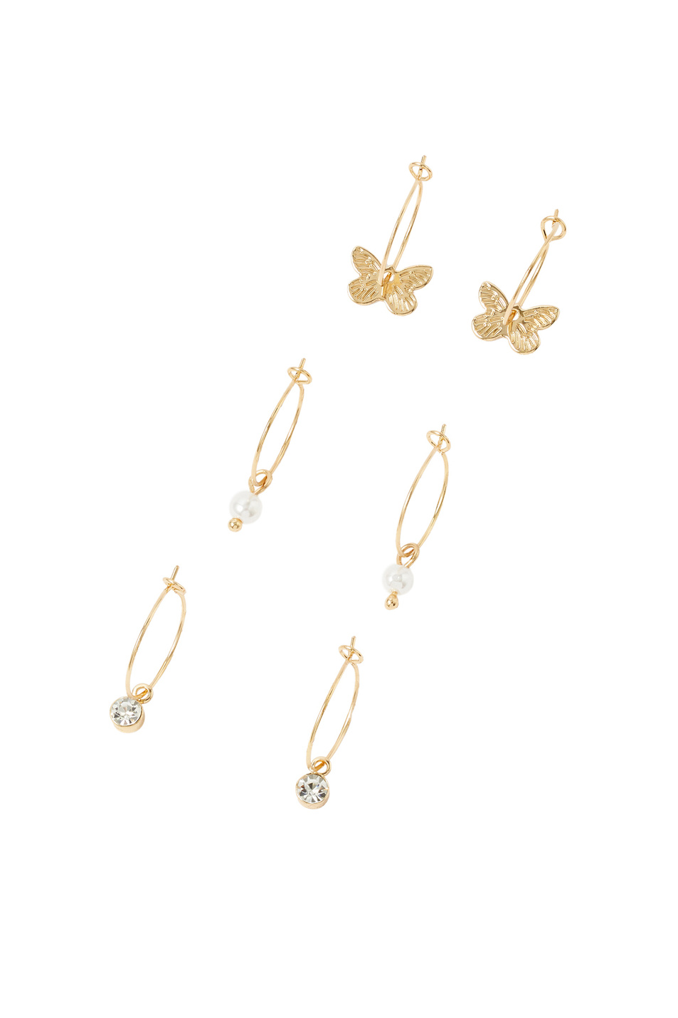Женский Accessorize Набор серег с подвесками и кристаллами (цвет ), артикул 381006 | Фото 1