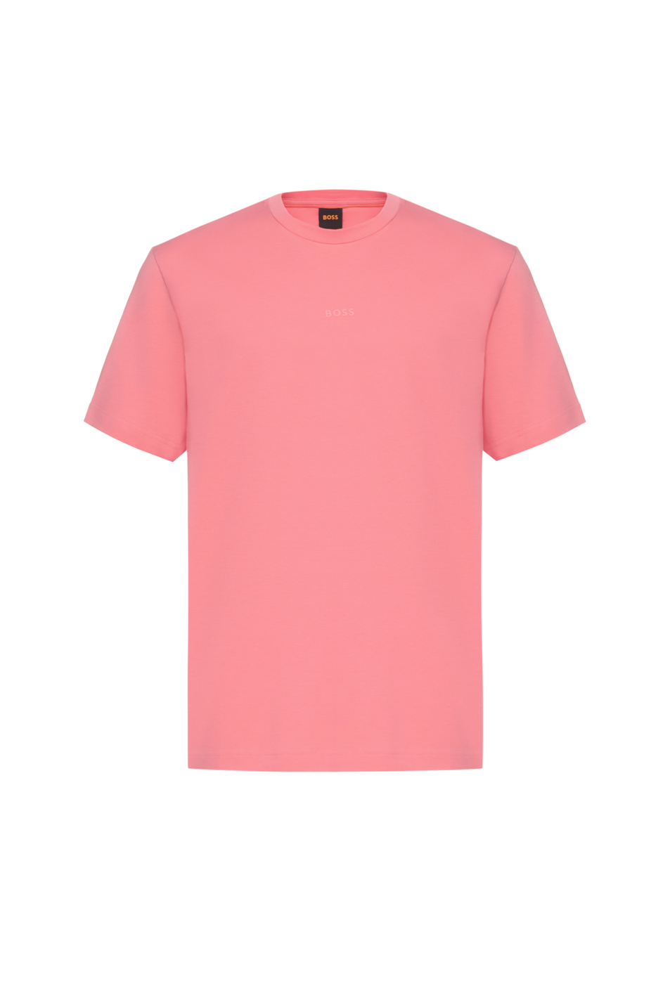 Футболка TChup из эластичного хлопка с логотипом|Основной цвет:Розовый Мужской BOSS Футболка TChup из эластичного хлопка с логотипом (цвет ), артикул 50473278 | Фото 1