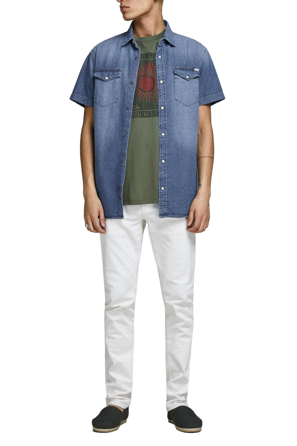 Мужской Jack & Jones Рубашка с коротким рукавом (цвет ), артикул 12159371 | Фото 3