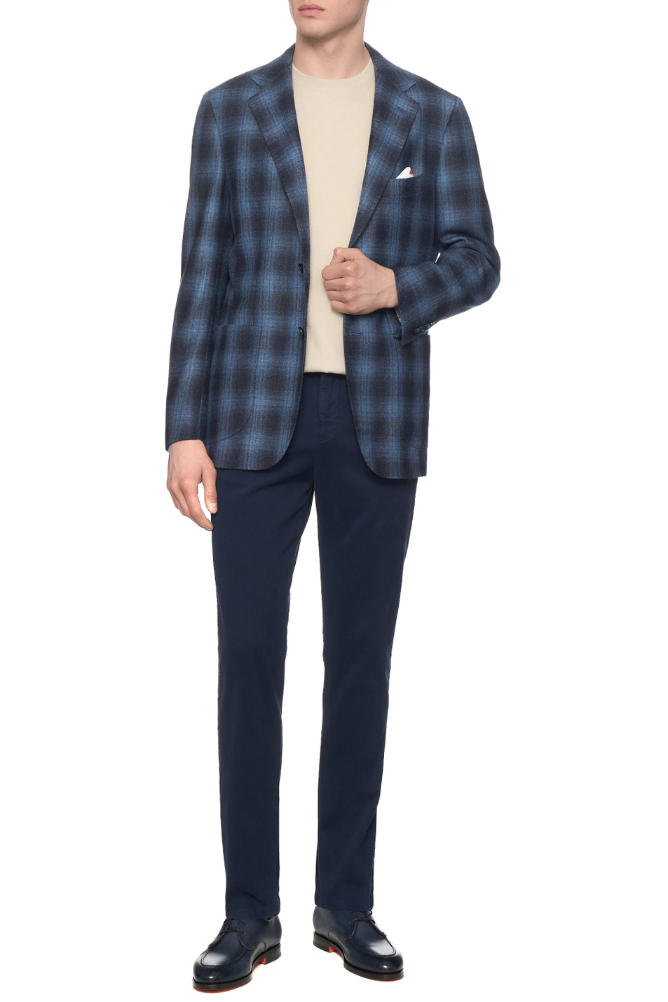 Мужской Kiton Поло из хлопка (цвет ), артикул UMKXX37K353003 | Фото 3