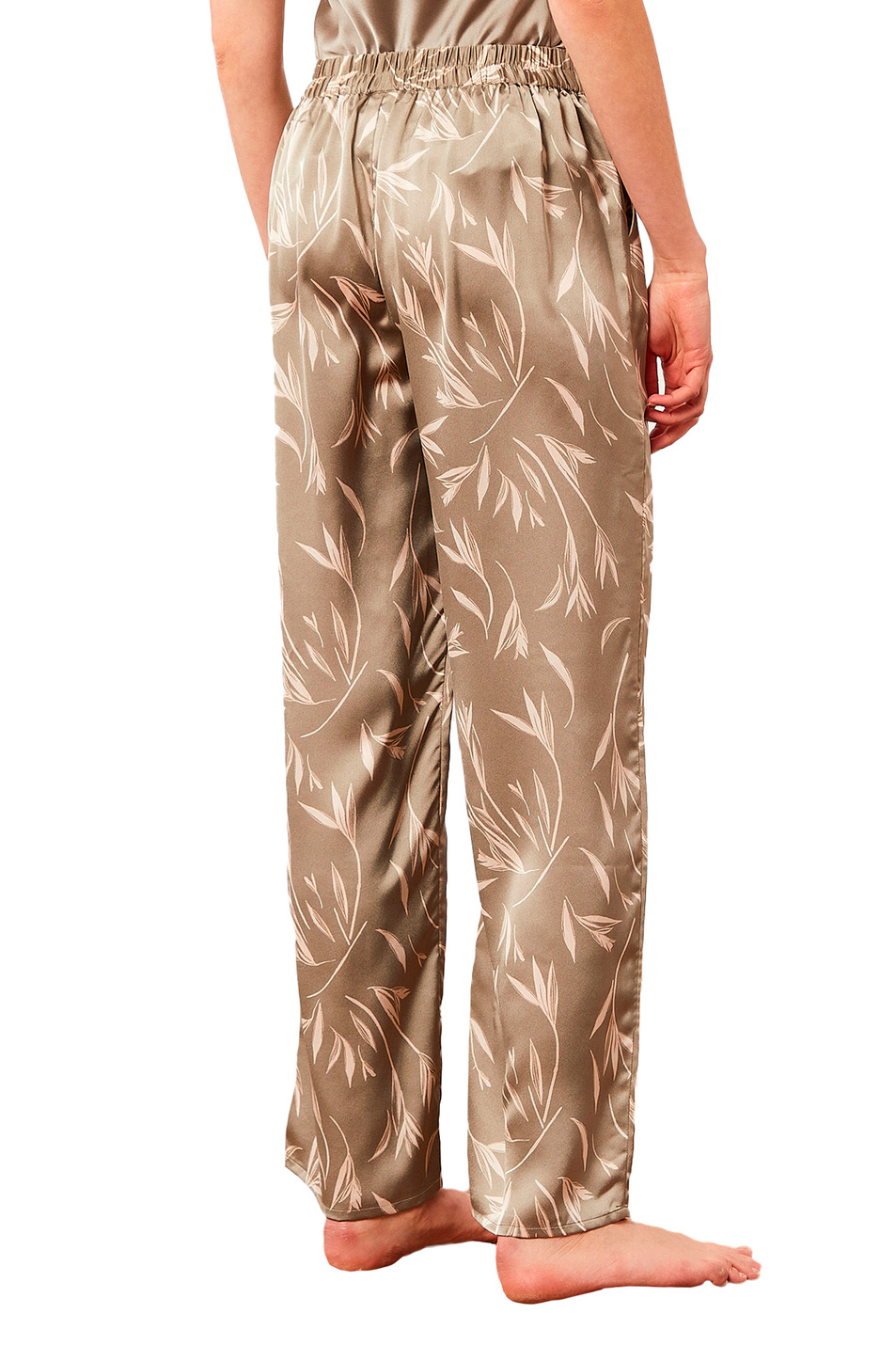 Etam Атласные брюки SOMMER с принтом (цвет ), артикул 6527644 | Фото 3