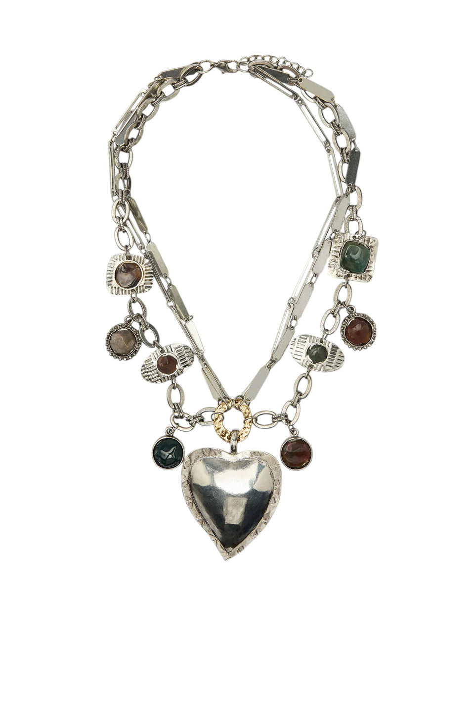 Колье с подвесками|Основной цвет:Разноцветный Женский Parfois Колье с подвесками (цвет ), артикул 240432 | Фото 1