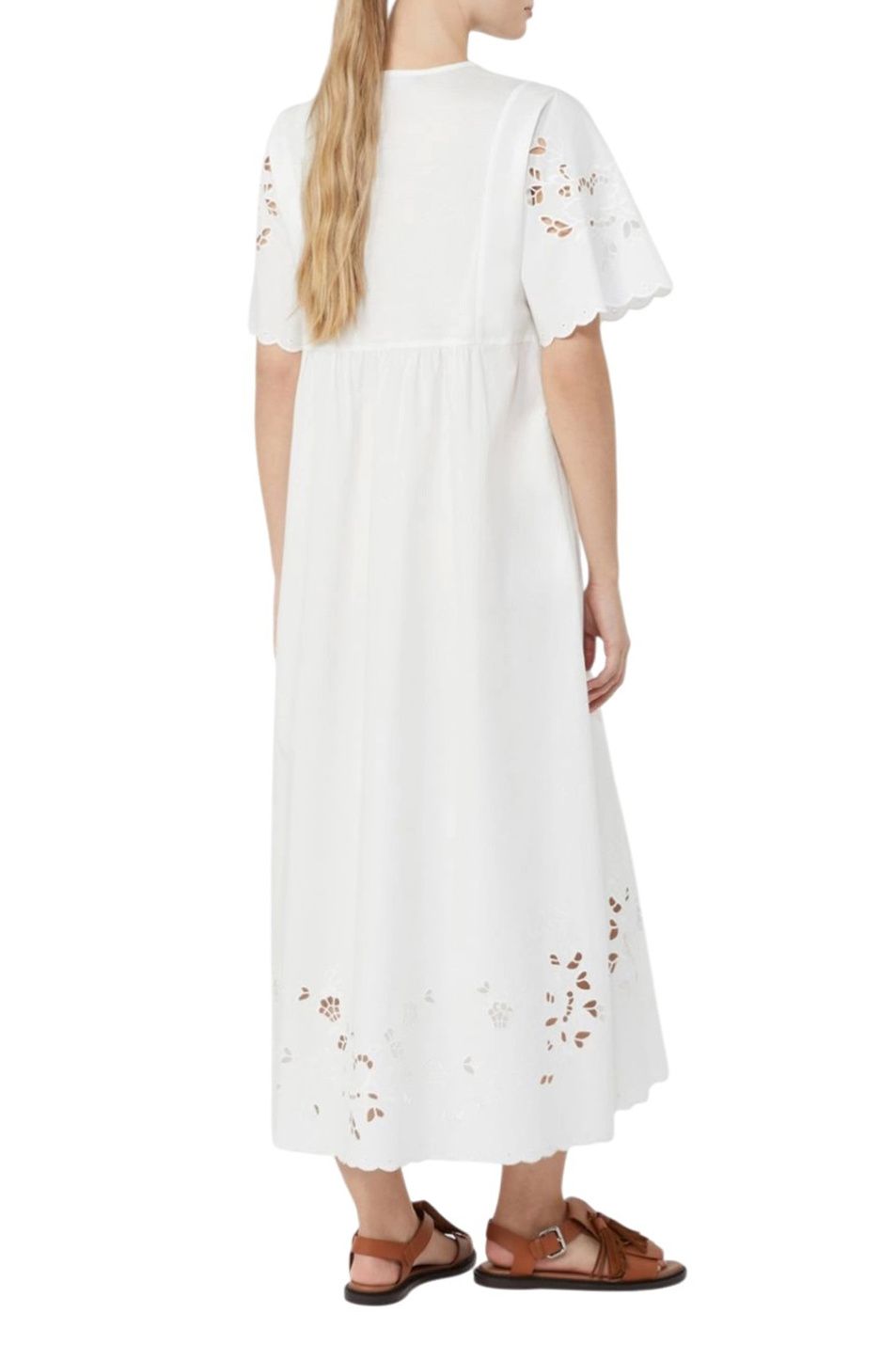 Женский Weekend Max Mara Платье TARTUFO из хлопка (цвет ), артикул 2615621092 | Фото 4