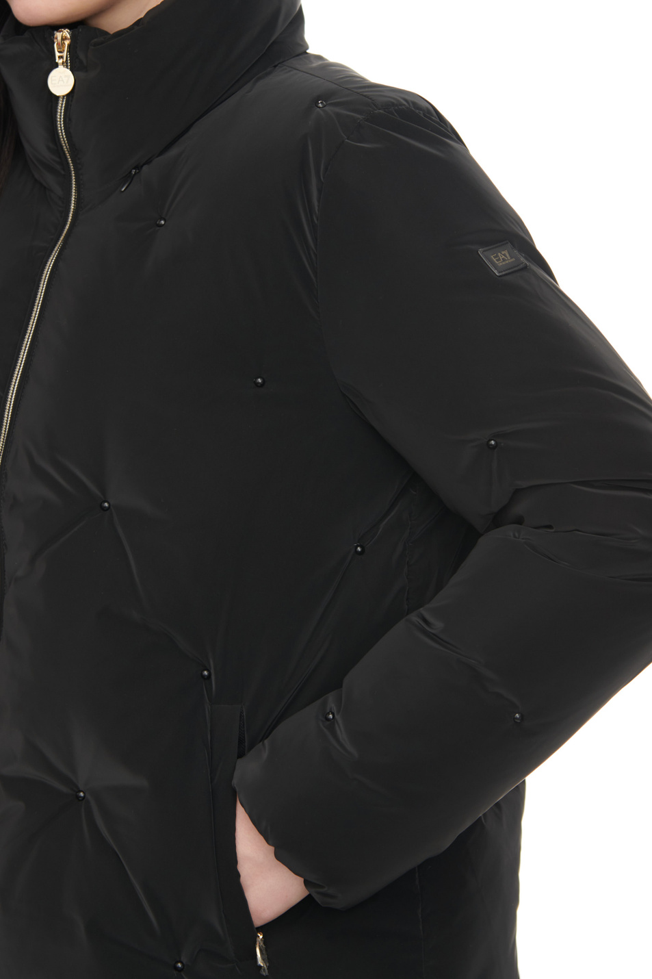 Женский EA7 Куртка с заклепками (цвет ), артикул 6RTK34-TNDMZ | Фото 6