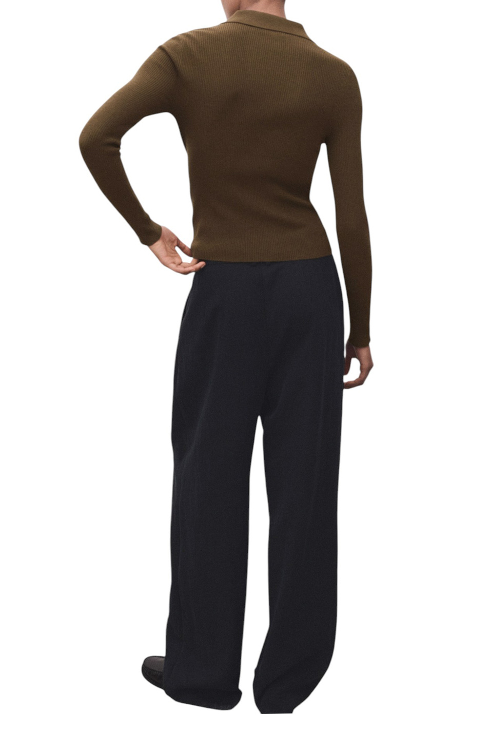 Женский Mango Джемпер поло TWENTIES (цвет ), артикул 17005822 | Фото 4