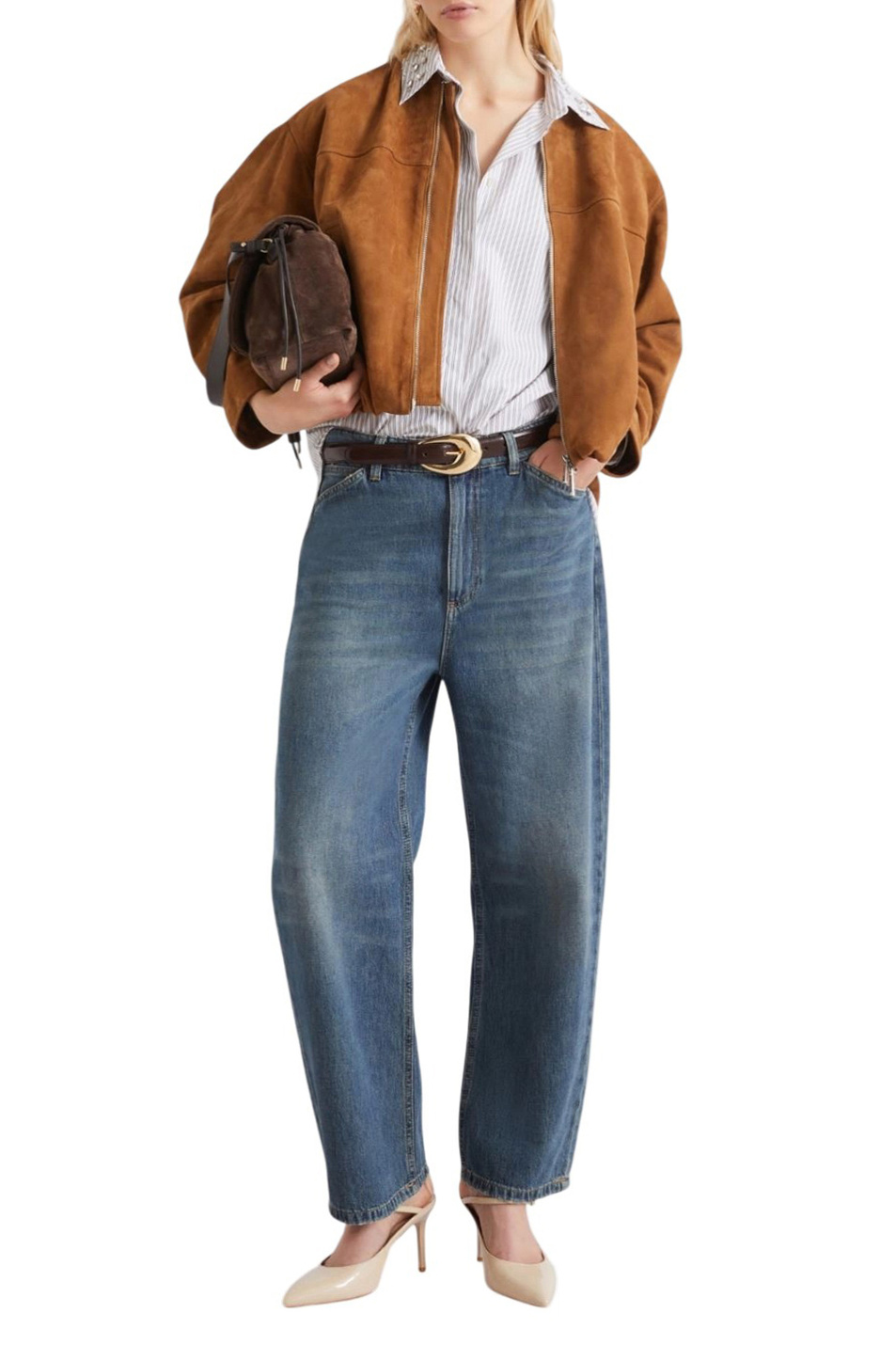 Женский MARELLA Рубашка MLSTESO из хлопка (цвет ), артикул 2613111114 | Фото 2