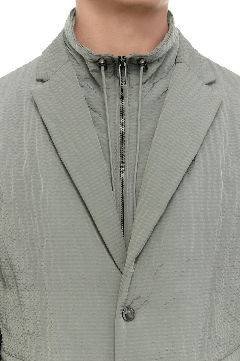 Мужской Emporio Armani Куртка на молнии и кнопках (цвет ), артикул 3D1GF3-1NJUZ | Фото 6