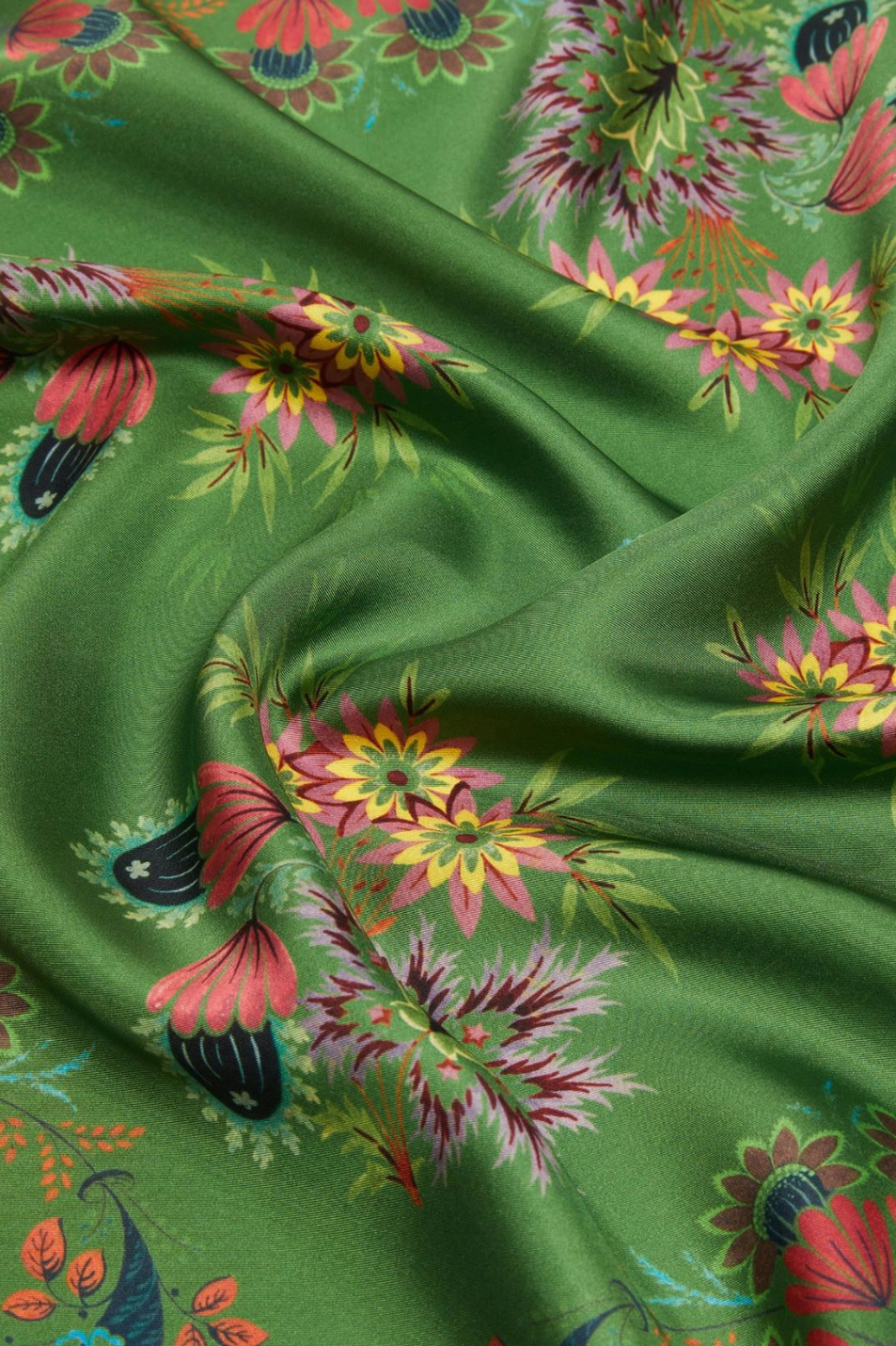 Женский Weekend Max Mara Платок ONESTONEW из шелка (цвет ), артикул 2615541065 | Фото 3