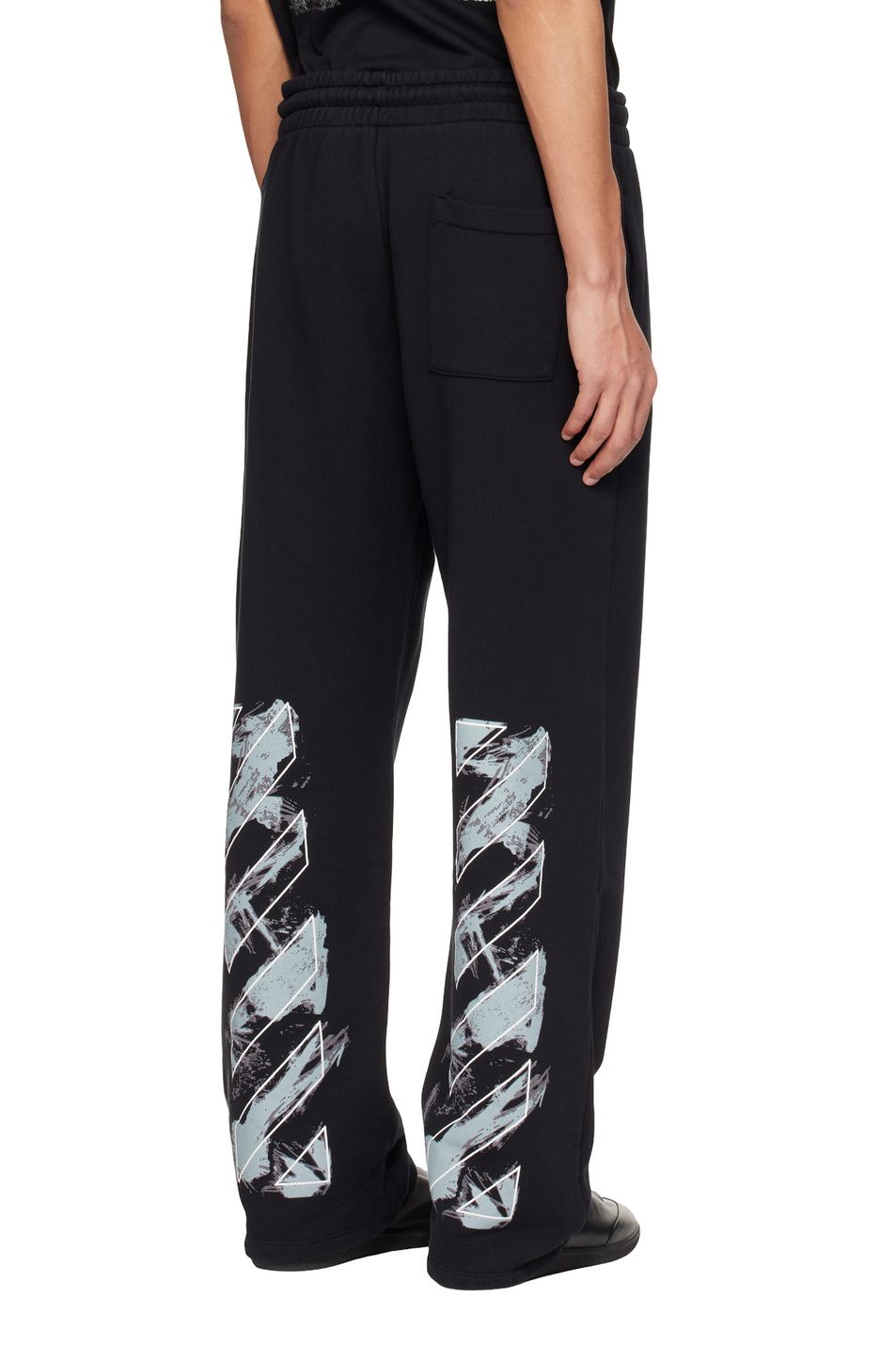 Мужской Off-White Брюки Paint Diagonal из хлопка (цвет ), артикул OMCH05AS26FLE0070001 | Фото 5