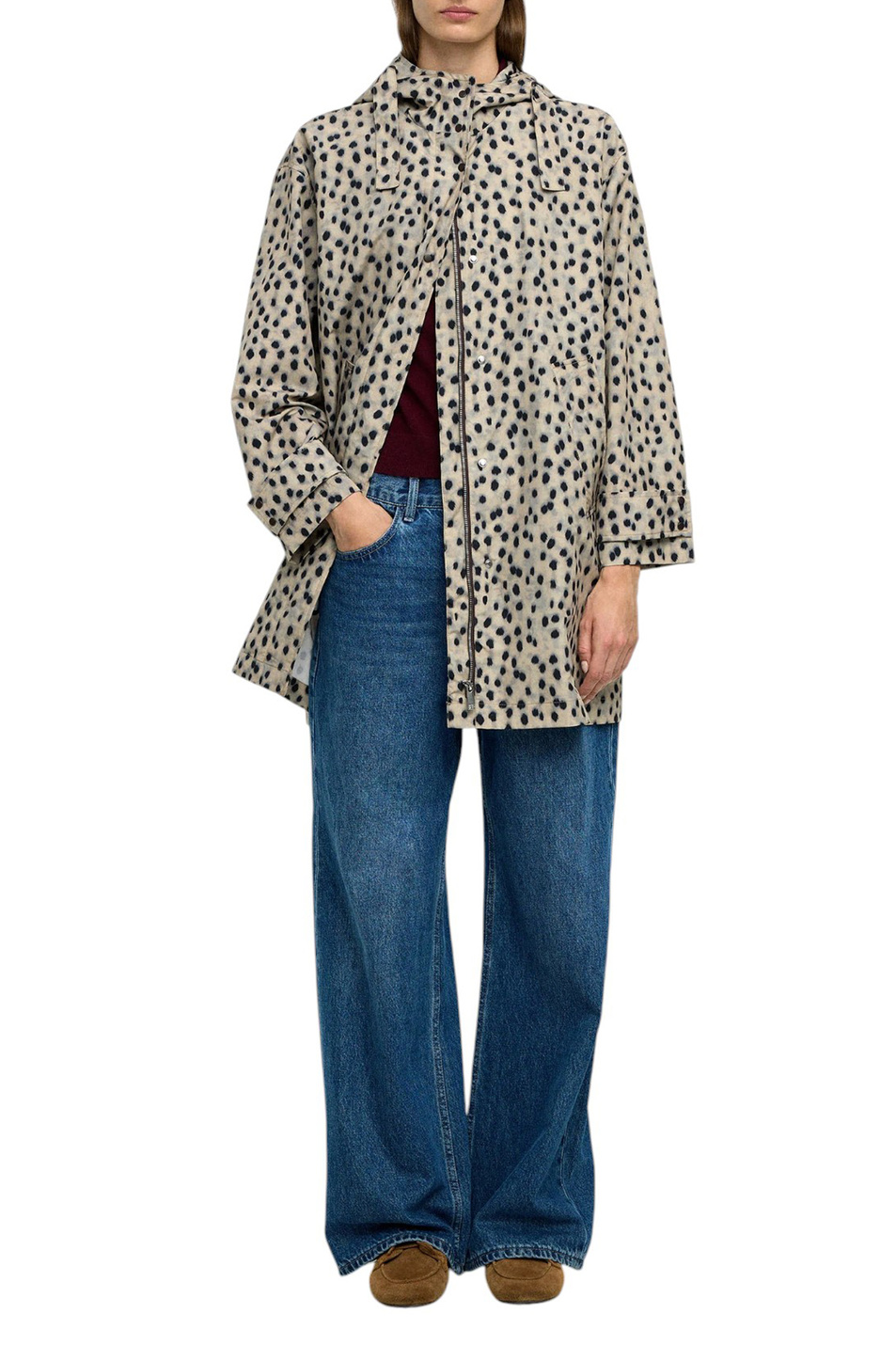 Куртка с анималистичным принтом|Основной цвет:Разноцветный Женский Parfois Куртка с анималистичным принтом (цвет ), артикул 237434 | Фото 2