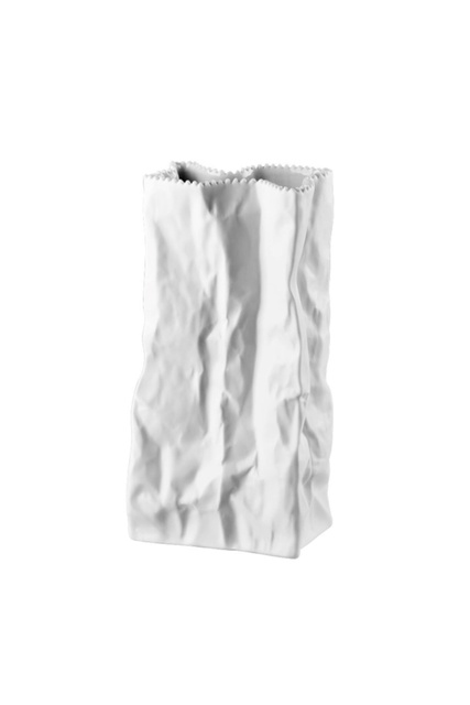 Ваза Bag White 22 см|Основной цвет:Белый|Артикул:14146-100102-29429 | Фото 1