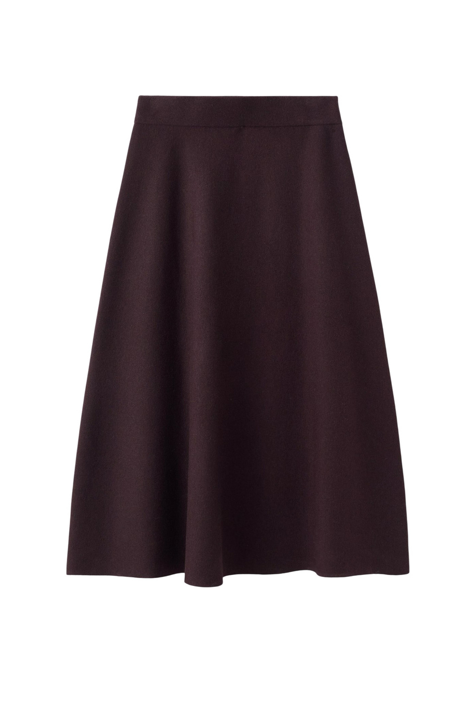 Юбка NURIA однотонная|Основной цвет:Бордовый Женский Mango Юбка NURIA однотонная (цвет ), артикул 17087779 | Фото 1