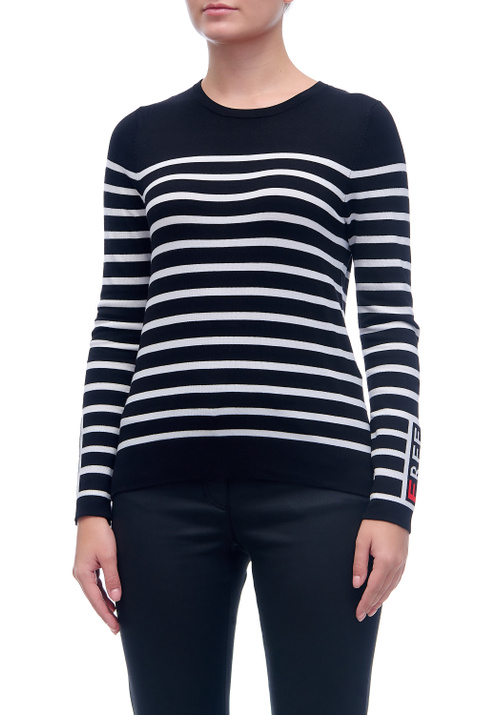 Gerry Weber Джемпер из смесовой вискозы в полоску ( цвет), артикул 97609-44702 | Фото 4