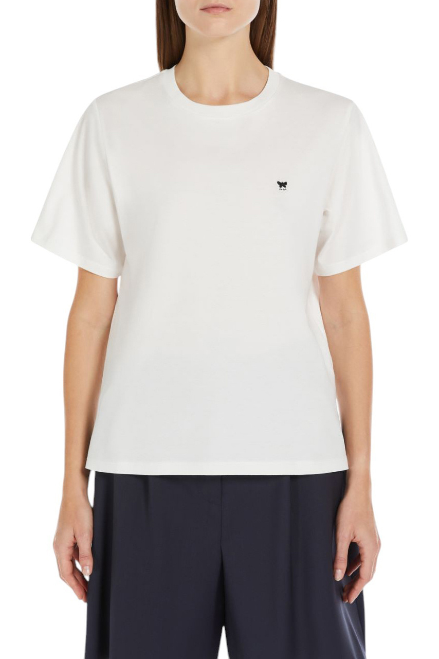Женский Weekend Max Mara Футболка SATRAPO из хлопка (цвет ), артикул 2515971031 | Фото 3