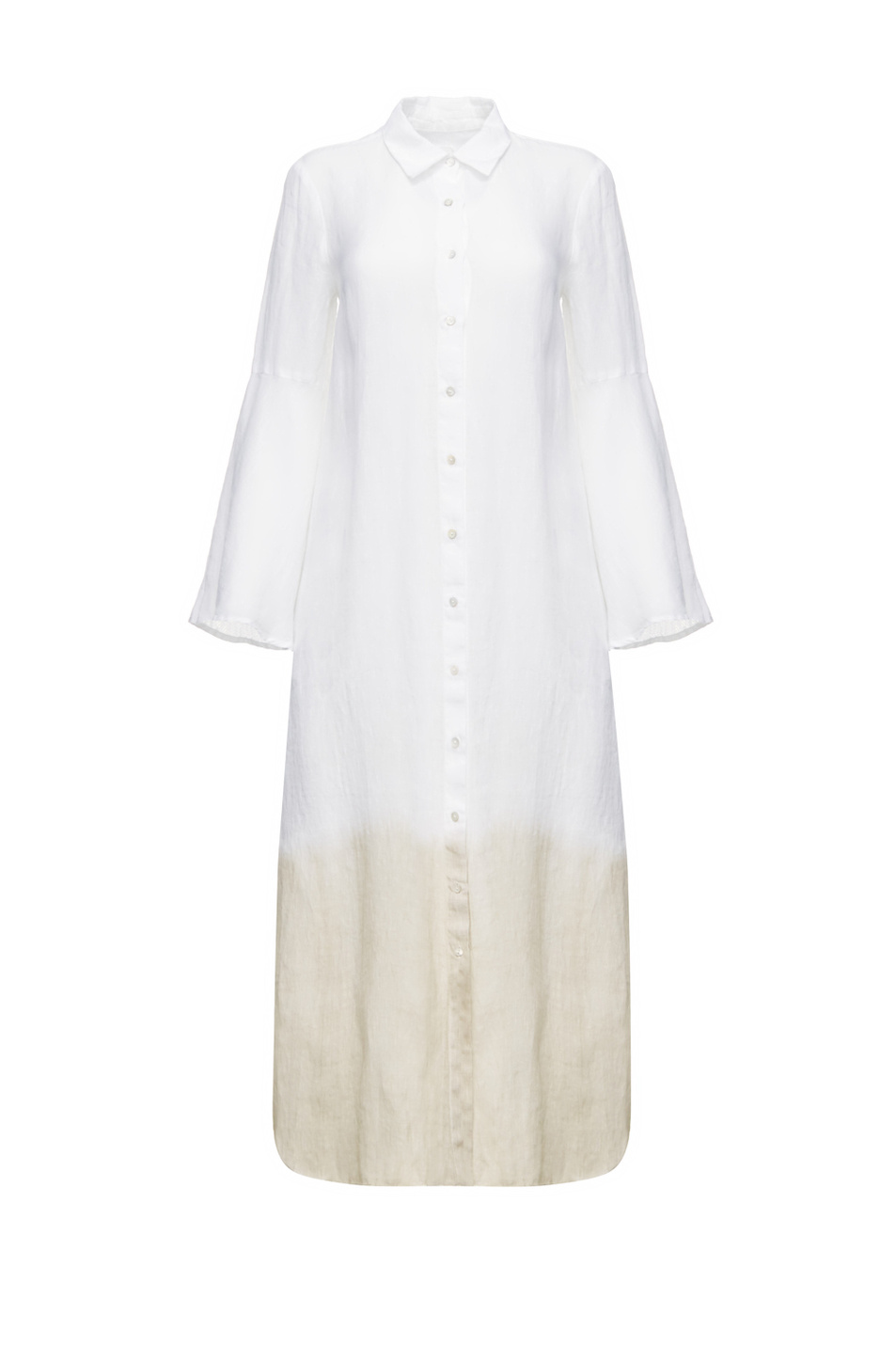 Женский 120% Lino Платье-рубашка свободного кроя (цвет ), артикул V0W49DH0000115T00 | Фото 1