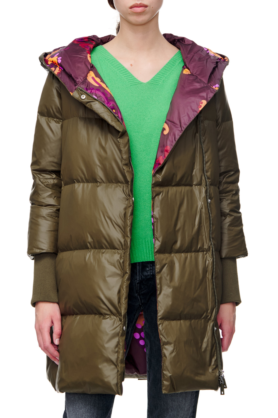 Женский Max&Co Пальто SCONTO на подкладке с принтом (цвет ), артикул 74940122 | Фото 5