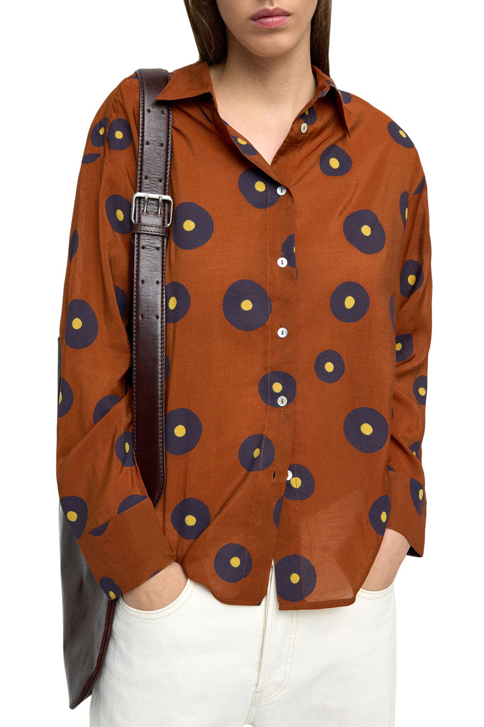 Женский Parfois Рубашка с принтом (цвет ), артикул 241127 | Фото 3