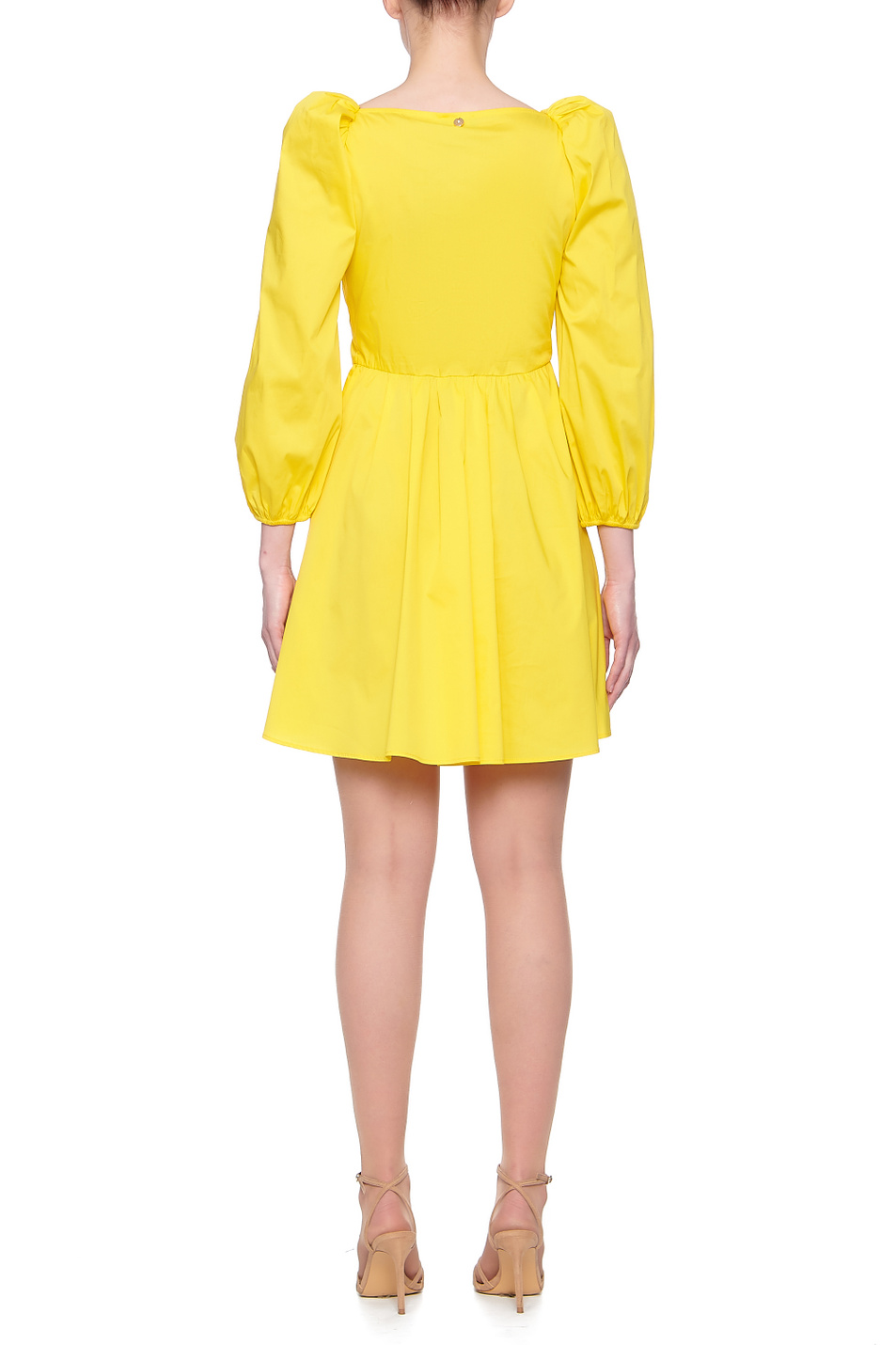Liu Jo Платье с рукавами буф из смесового хлопка (цвет ), артикул CA1065T2432 | Фото 4