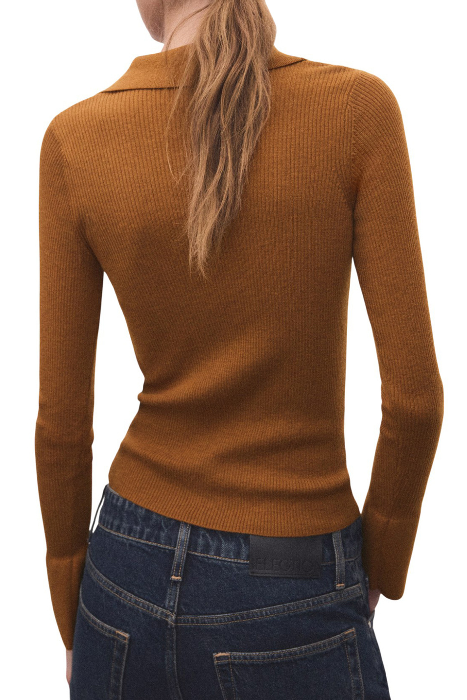 Женский Mango Джемпер-поло YEMA (цвет ), артикул 27011277 | Фото 4