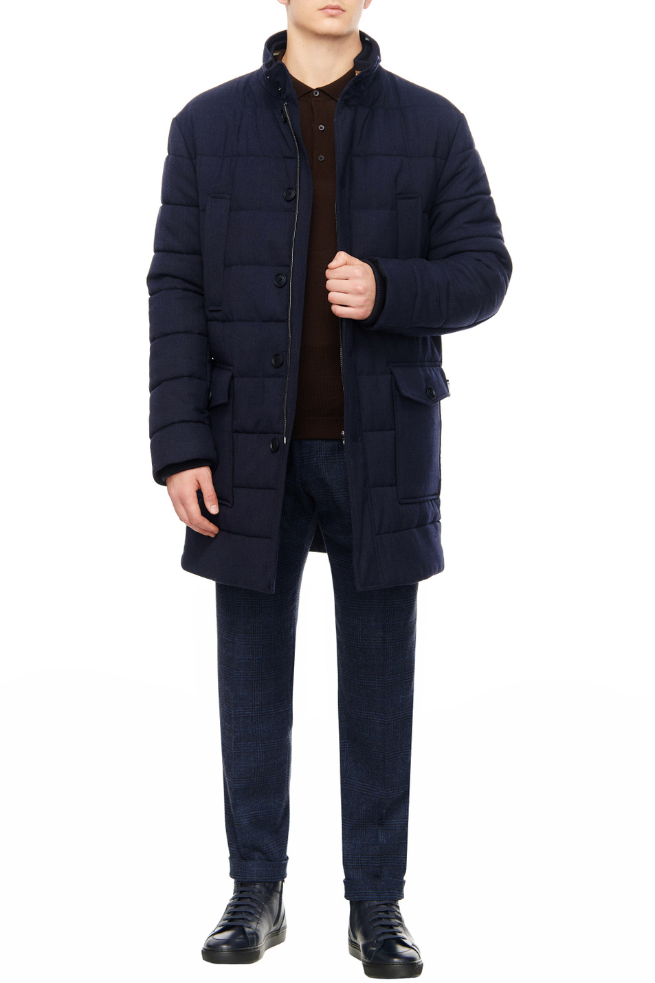 Мужской BOSS Куртка стеганая из смесовой шерсти (цвет ), артикул 50502304 | Фото 2