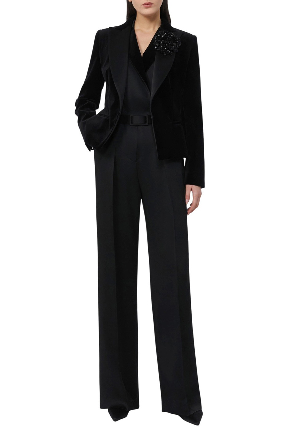 Женский Max Mara Пиджак EOLIE с атласными лацканами (цвет ), артикул 2526046014 | Фото 2