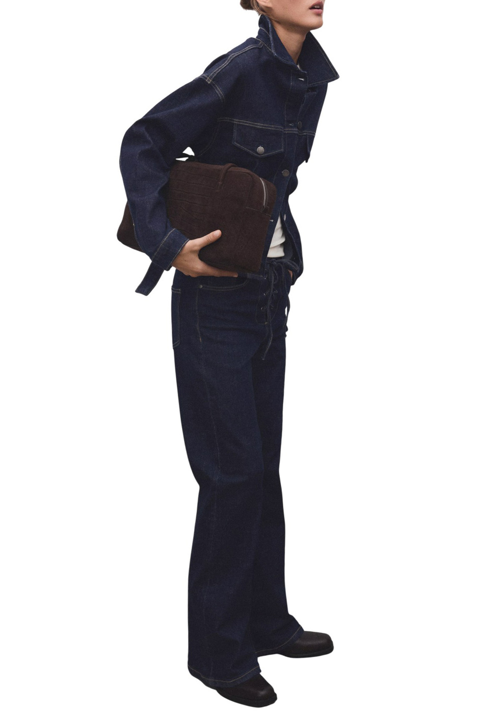 Женский Mango Джинсы FLOR расклешенные (цвет ), артикул 17079119 | Фото 2