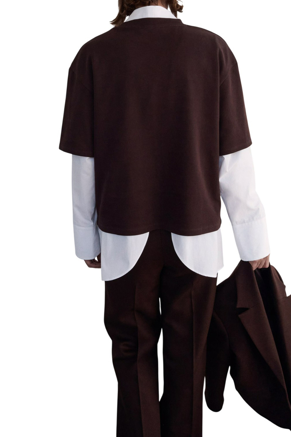 Футболка CELIA свободного кроя|Основной цвет:Коричневый Женский Mango Футболка CELIA свободного кроя (цвет ), артикул 17076358 | Фото 3