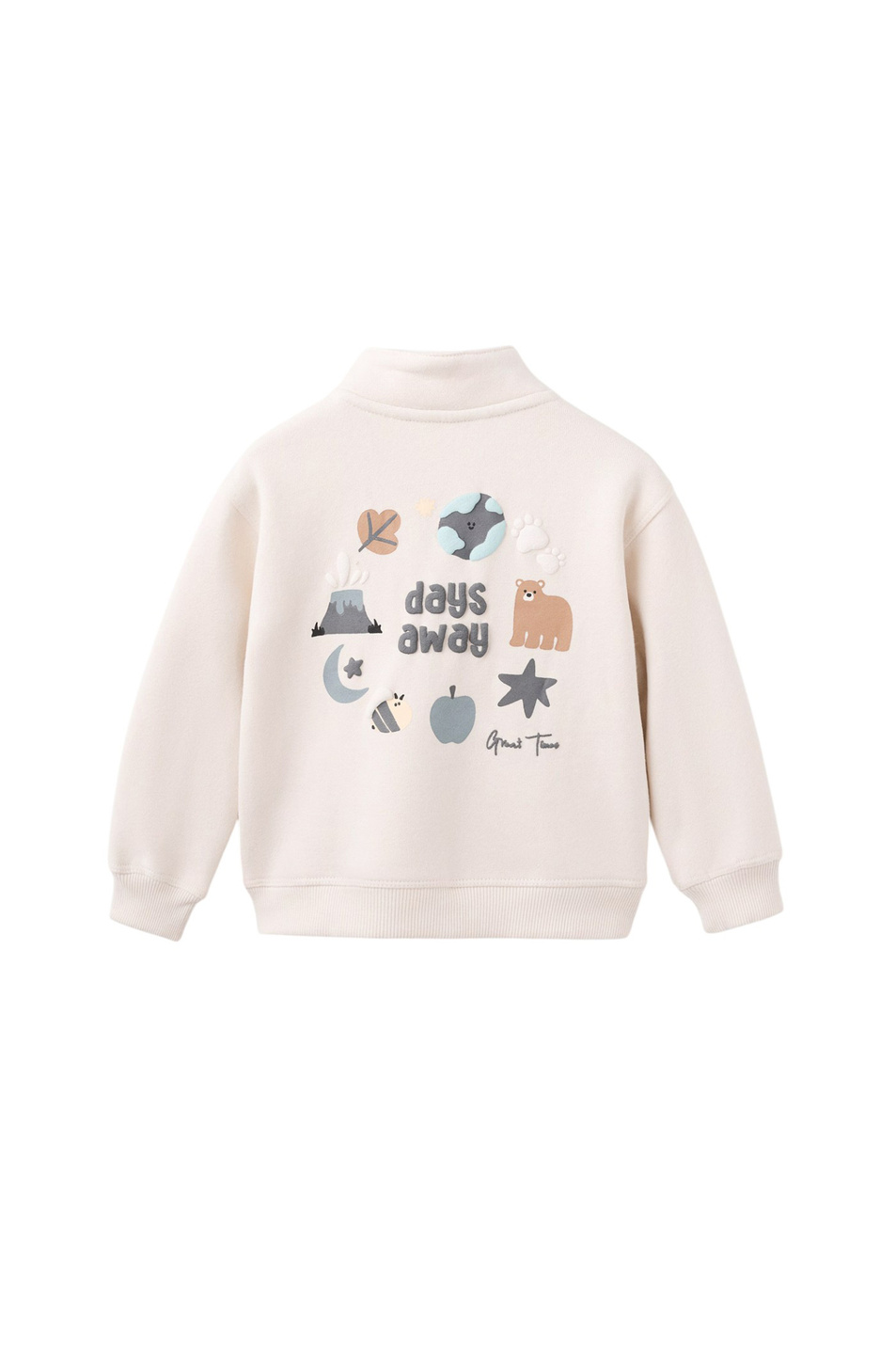 Мальчикам Mango Kids Толстовка AWAY с воротником на молнии (цвет ), артикул 17017139 | Фото 2