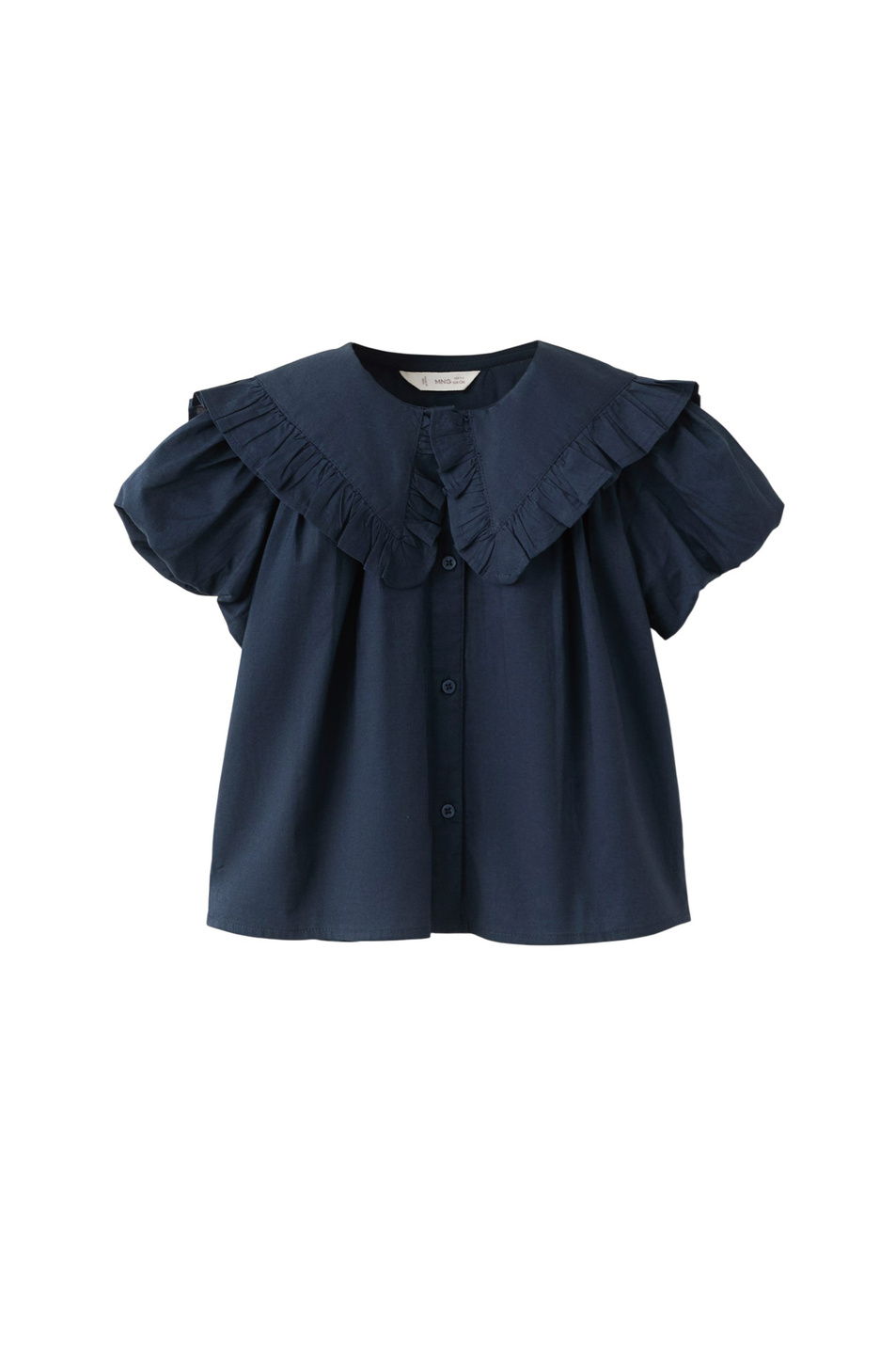 Малышкам девочкам Mango Kids Блузка VIRA с оборками (цвет ), артикул 27056343 | Фото 1