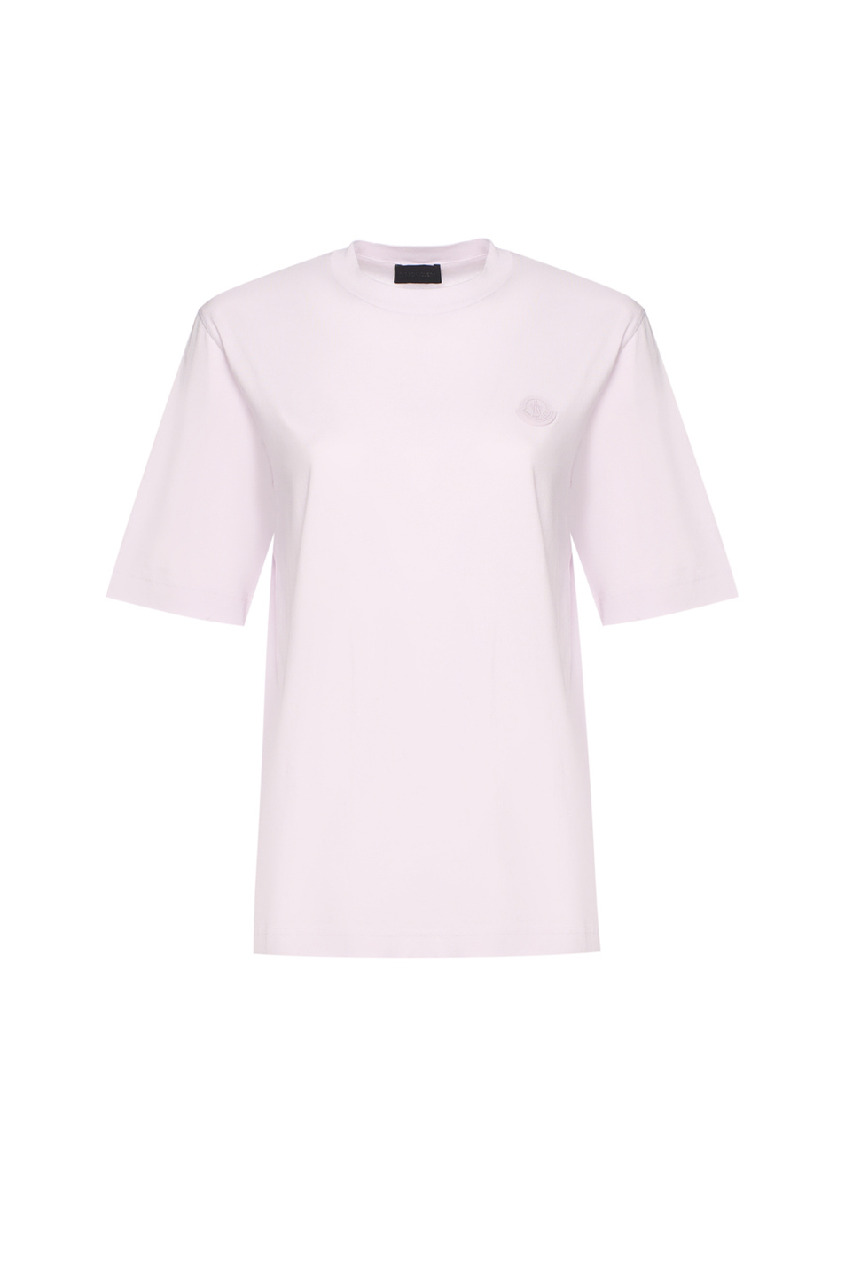 Футболка с логотипом|Основной цвет:Розовый Женский Moncler Футболка с логотипом (цвет ), артикул K20938C00017-89A17 | Фото 1