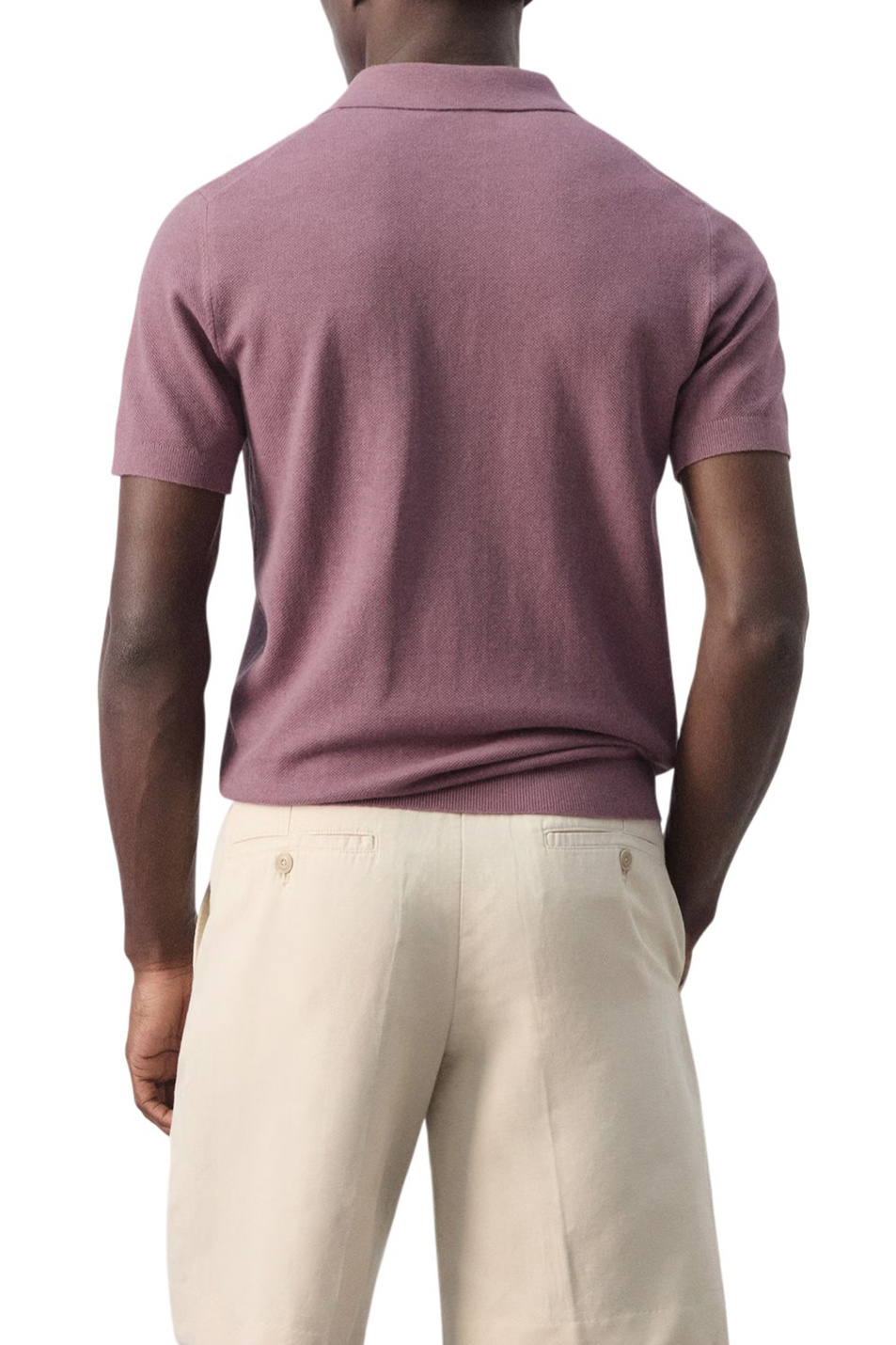 Мужской Mango Man Поло ANDREW из смесового хлопка (цвет ), артикул 27045944 | Фото 4