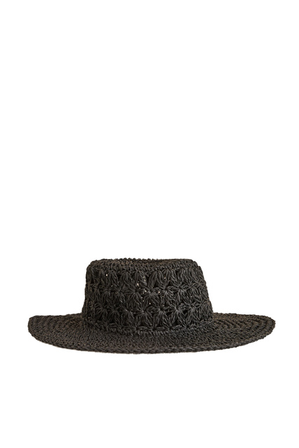 Плятеная шляпа|Основной цвет:Черный|Артикул:4385612 | Фото 1
