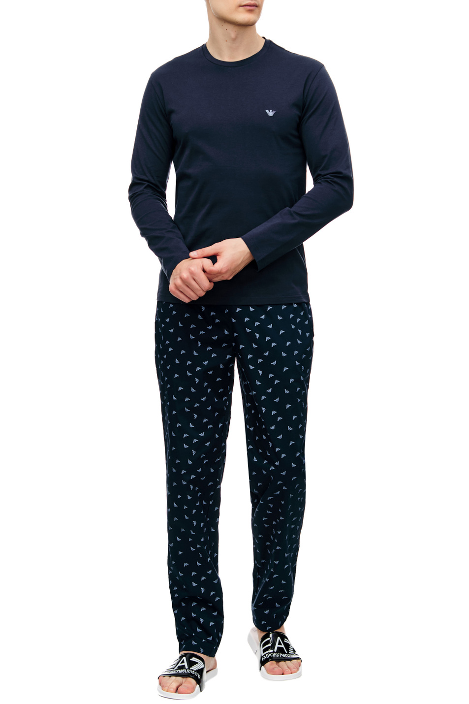 Мужской Emporio Armani Пижама из натурального хлопка (цвет ), артикул 111860-2F576 | Фото 1
